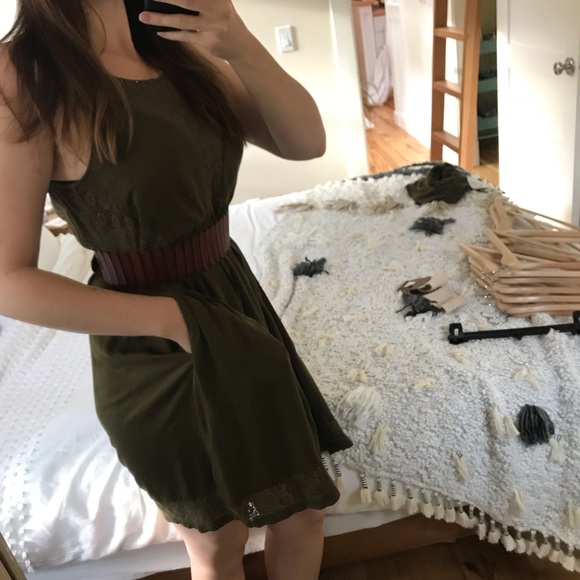 Anthropologie Open Back Dress with Slip - Picture 8 of 8